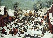 BRUEGEL, Pieter the Elder The Slaughter of the Innocents oil painting reproduction